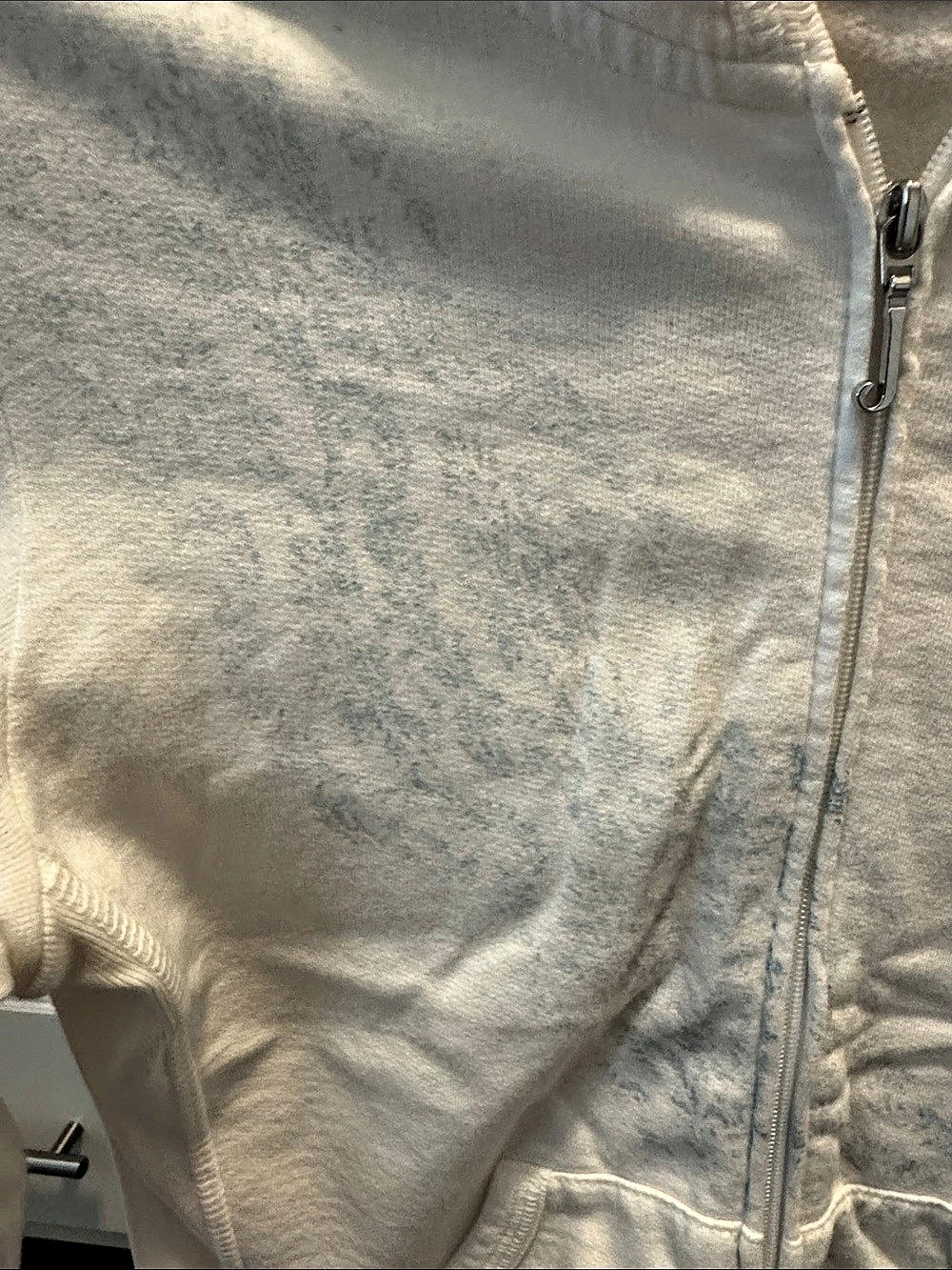 Vintage Juicy Couture Souvenir of Her Majesty Crown Zip Up Hoodie White Small - Picture 4 of 4